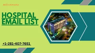 hospital email list