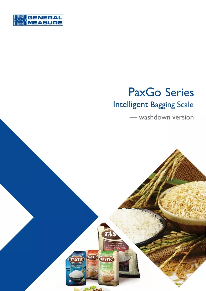 paxgo series intelligent bagging scale washdown