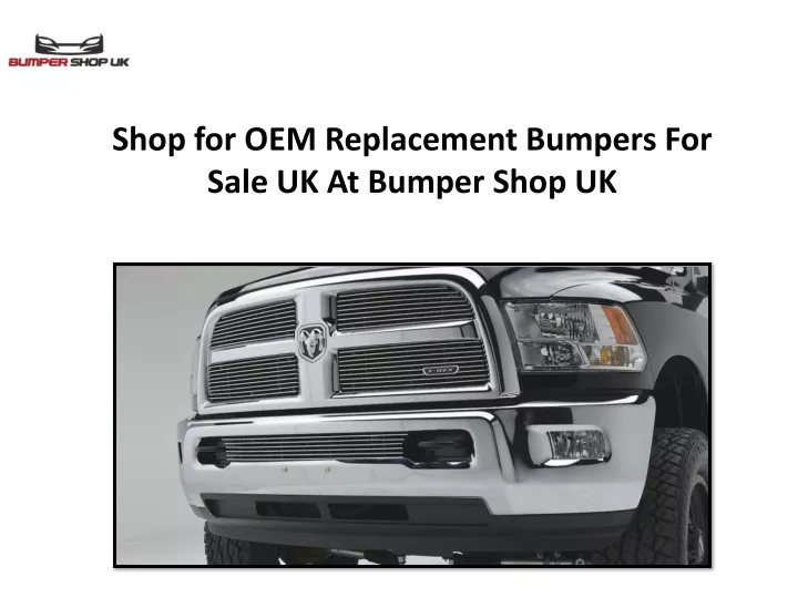 shop for oem replacement bumpers for sale