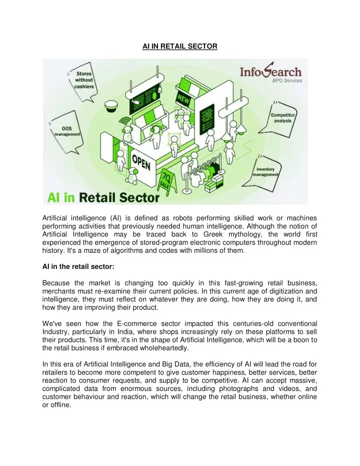 ai in retail sector