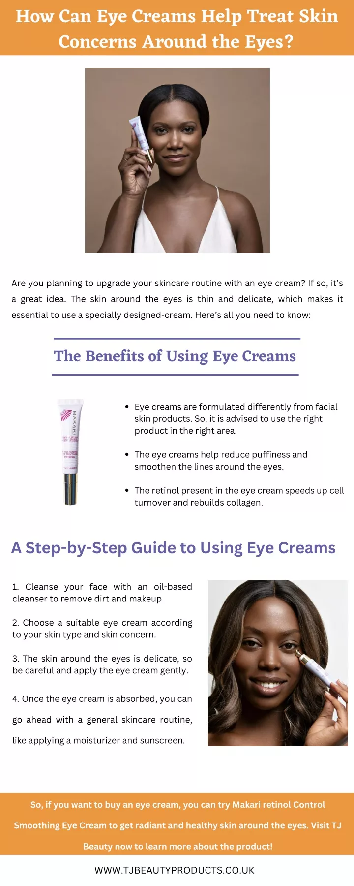 how can eye creams help treat skin concerns