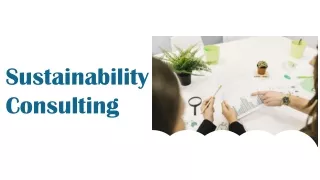 sustainability consulting