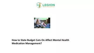 how to state budget cuts on affect mental health