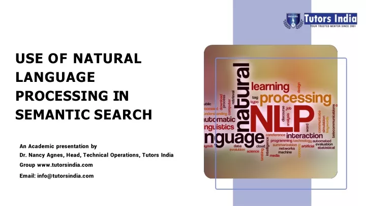 use of natural language processing in semantic