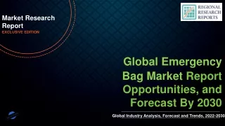 Emergency Bag Market growth projection to 5.2% CAGR through from 2023 to 2033.