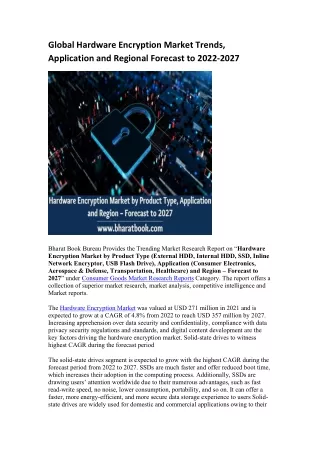 global hardware encryption market trends