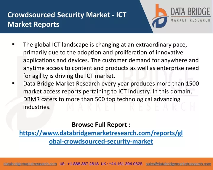 crowdsourced security market ict market reports