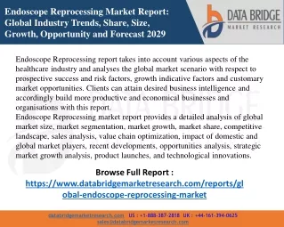 Endoscope Reprocessing Market – Industry Trends and Forecast to 2028