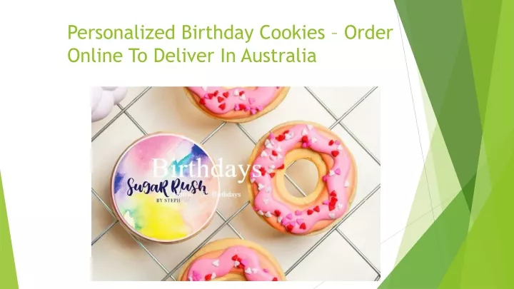 personalized birthday cookies order online to deliver in australia