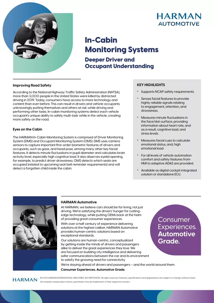 in cabin monitoring systems deeper driver