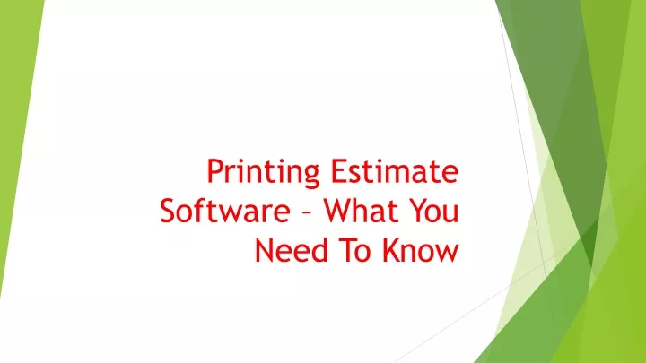 printing estimate software what you need to know
