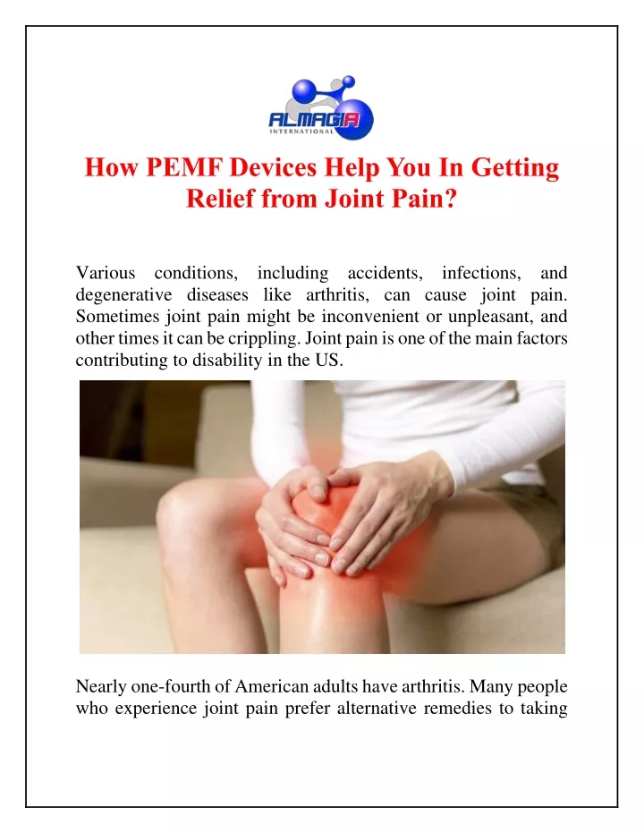 how pemf devices help you in getting relief from