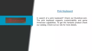 pink keyboard