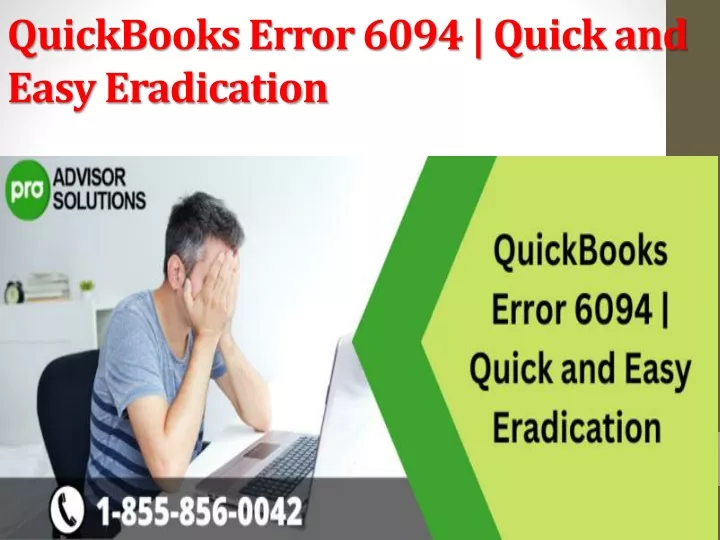 quickbooks error 6094 quick and easy eradication