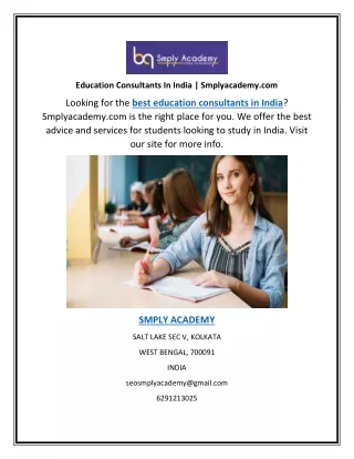 Education Consultants In India Smplyacademy