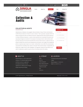 List of Collection Agency in Punjab & Chandigarh | Singla Enterprises