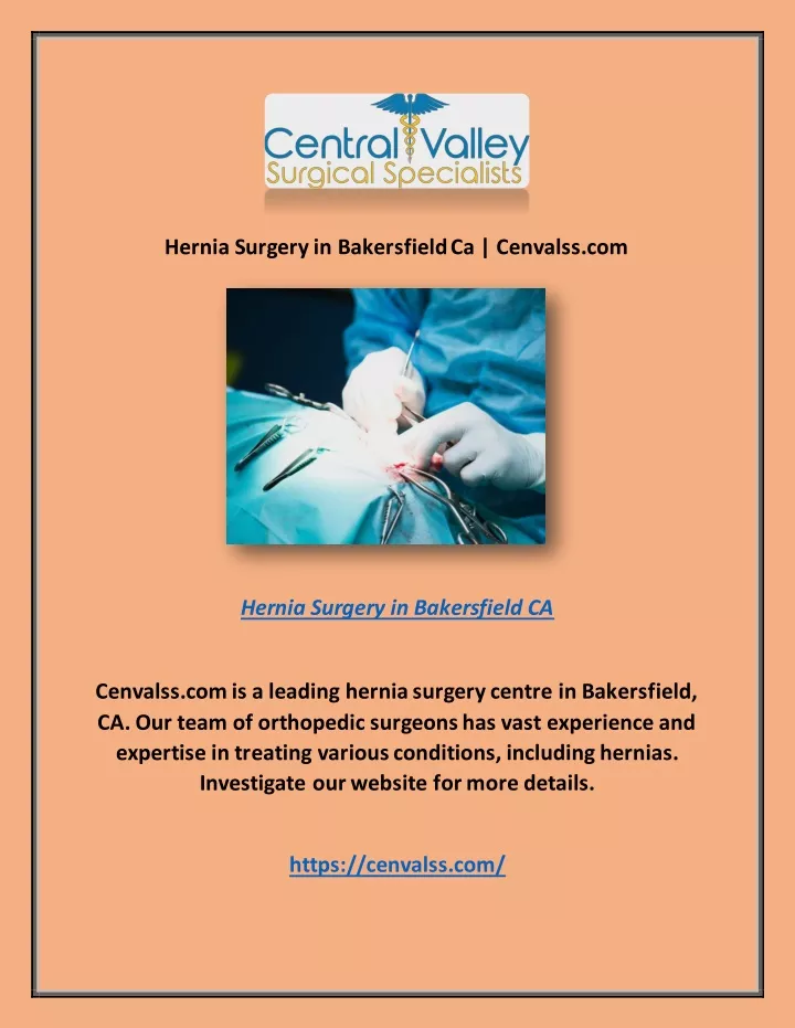 hernia surgery in bakersfield ca cenvalss com