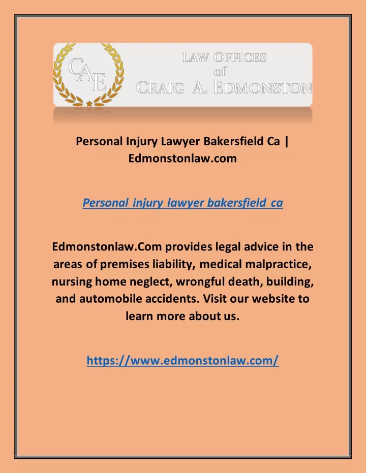 personal injury lawyer bakersfield