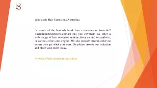 Wholesale Hair Extensions Australiua   Baciamihairextensions.com.au