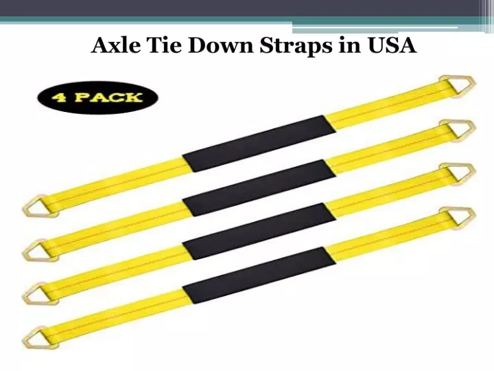 axle tie down straps in usa