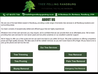 Professional Tree Felling Randburg | Randburg, KwaZulu Natal, South Africa