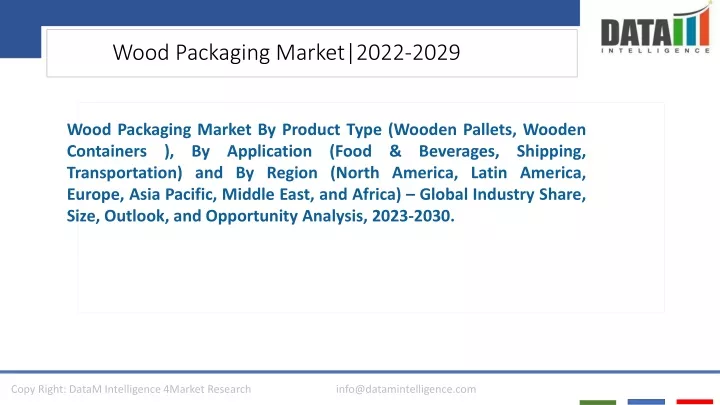 wood packaging market 2022 2029