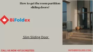 Slim Sliding Door