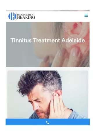 Tinnitus Treatment Adelaide
