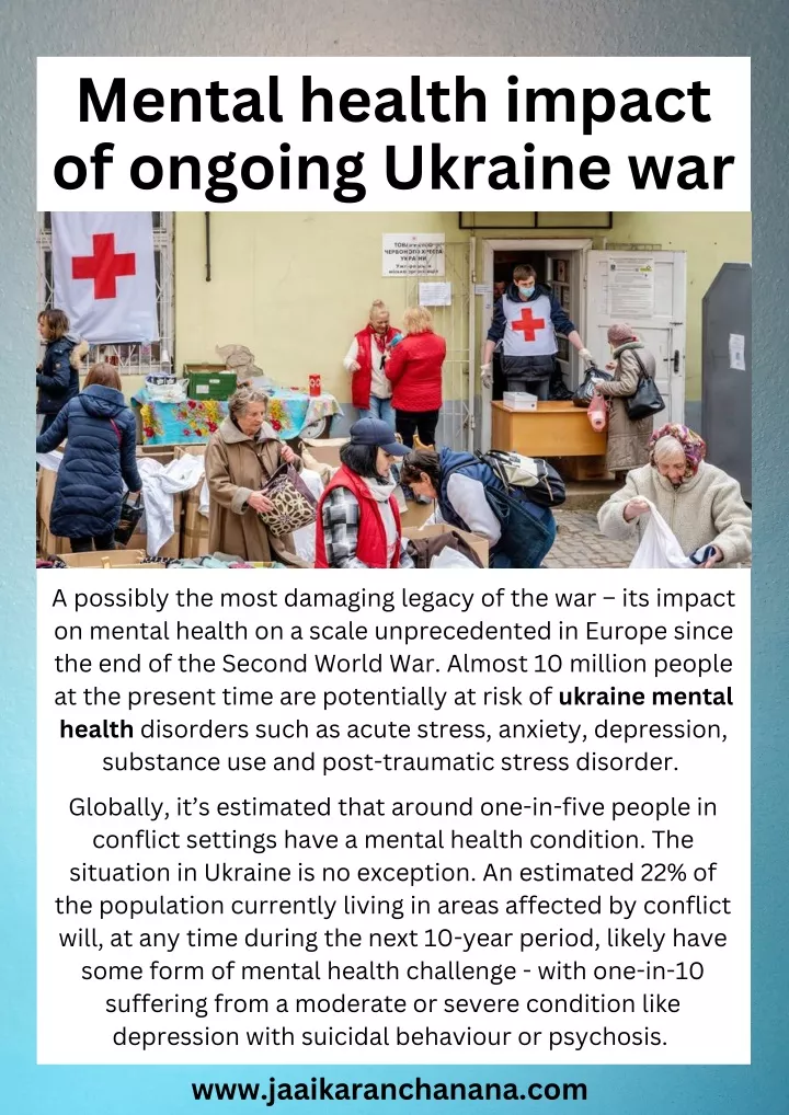 Ppt Mental Health Impact Of Ongoing Ukraine War Powerpoint