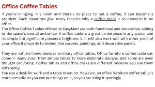 office coffee tables if you re mingling in a room