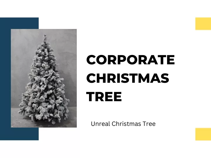 corporate christmas tree