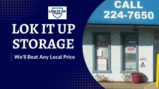 Get the Best Self Storage Services in Sapulpa - Lok It Up Storage