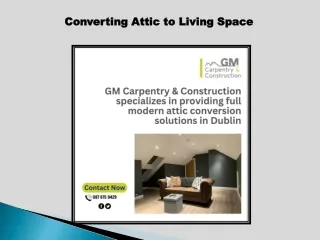 converting attic to living space