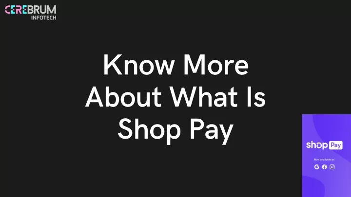 know more about what is shop pay