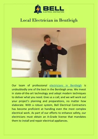 local electrician in bentleigh