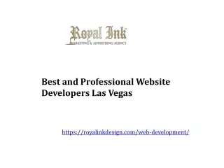 Best and Professional Website Developers Las Vegas