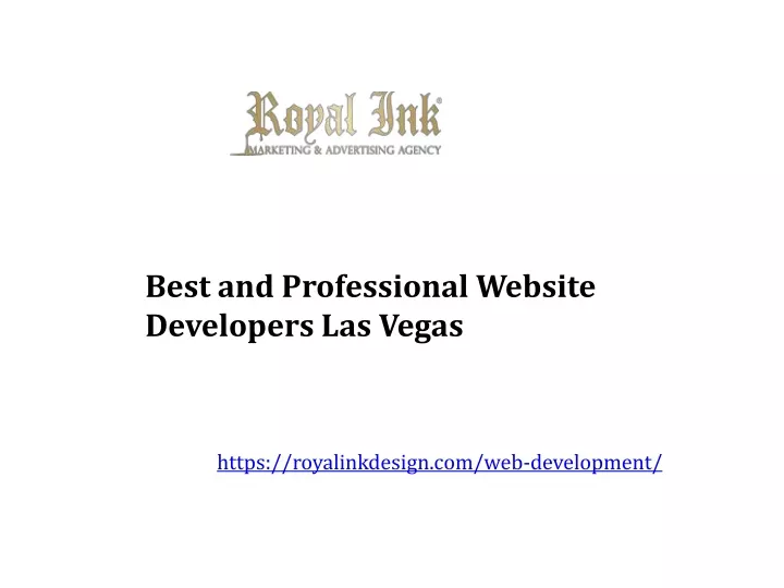best and professional website developers las vegas