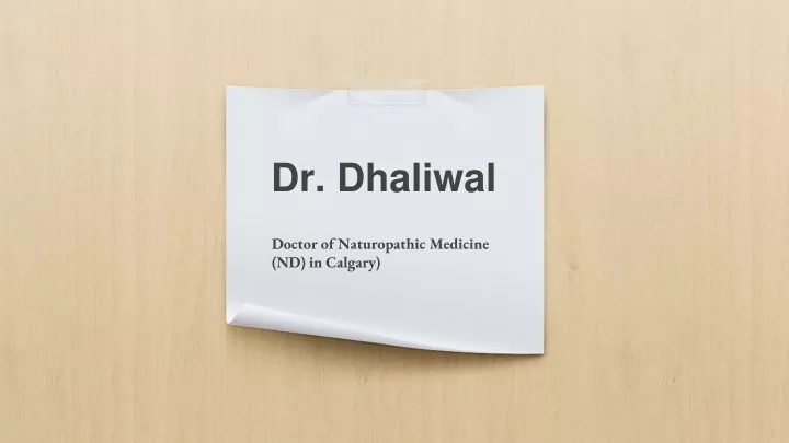 dr dhaliwal