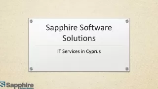 sapphire software solutions