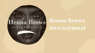 Grow Your Profit With Henna Brows Courses