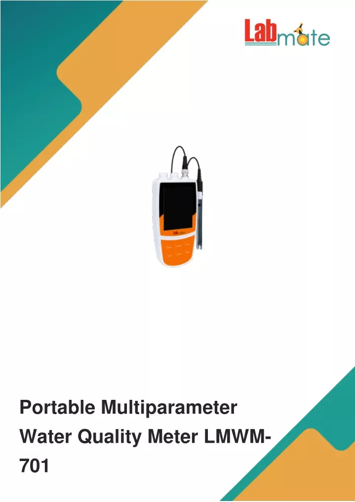 portable multiparameter water quality meter lmwm