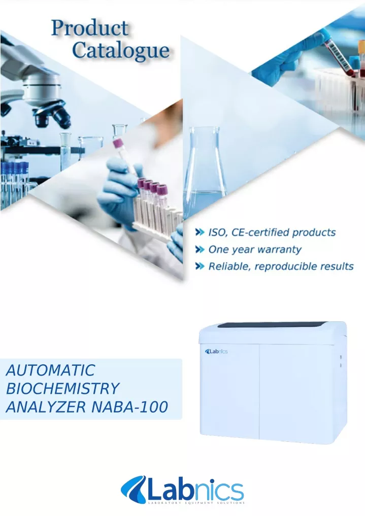 automatic biochemistry analyzer naba 100
