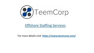 Employ Offshore Staffing For Your Business