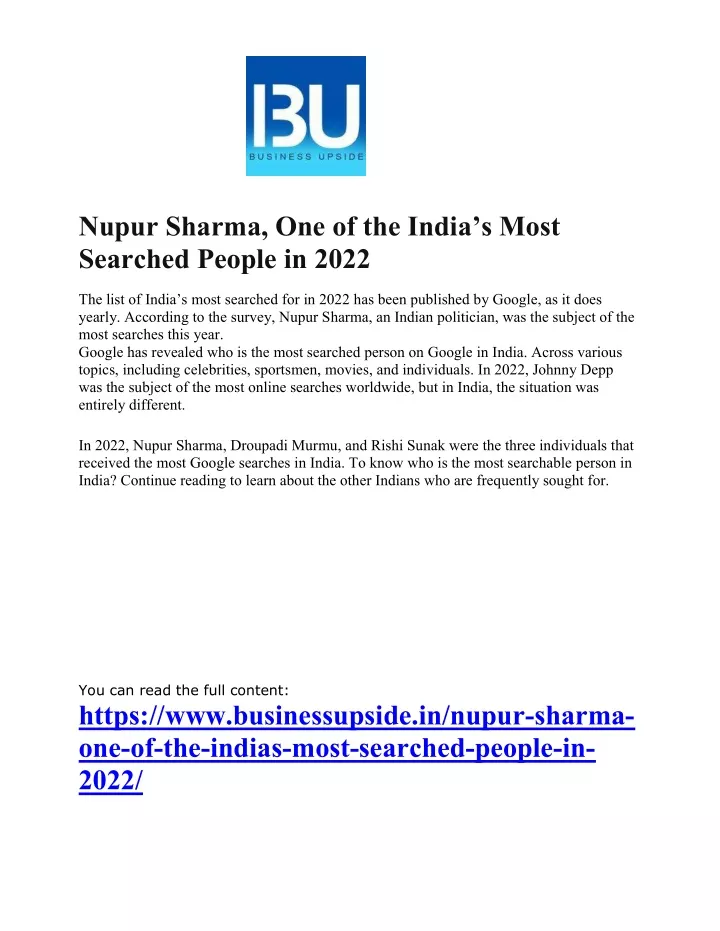 nupur sharma one of the india s most searched