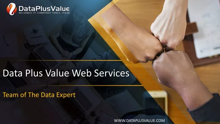 data plus value web services