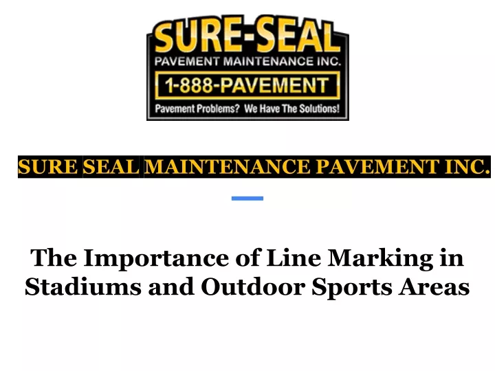 sure seal maintenance pavement inc