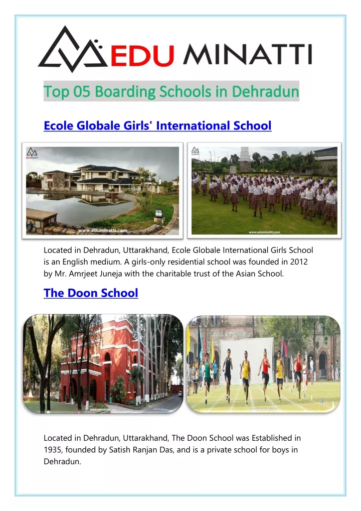 ecole globale girls international school