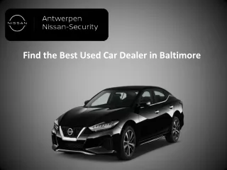 Find the Best Used Car Dealer in Baltimore