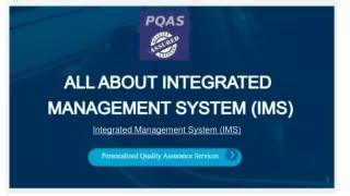 Integrated Management System (IMS)