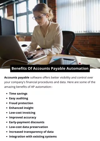 benefits of accounts payable automation